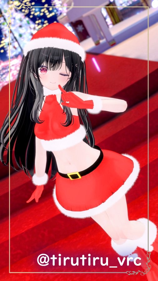 きらきらサンタガール for 2012【VRChat向け衣装】