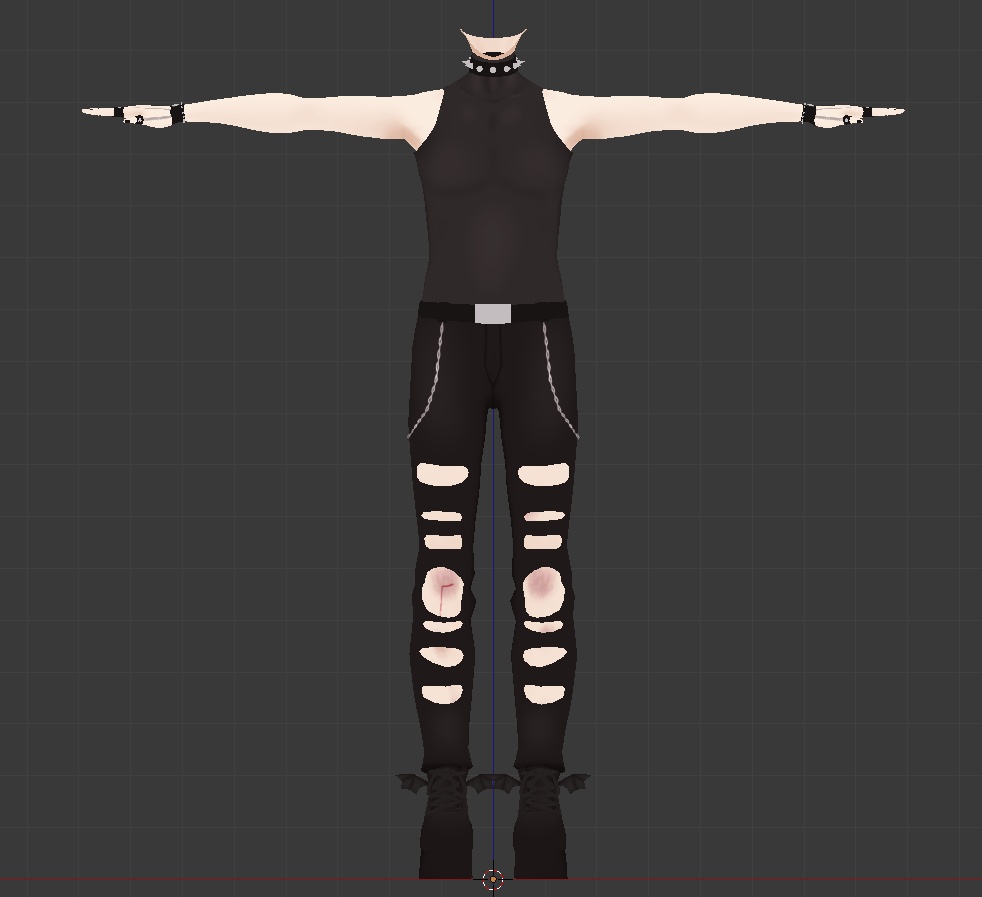 (VRChat) Emo/Grunge Outfit/ヴィジュアル系衣装