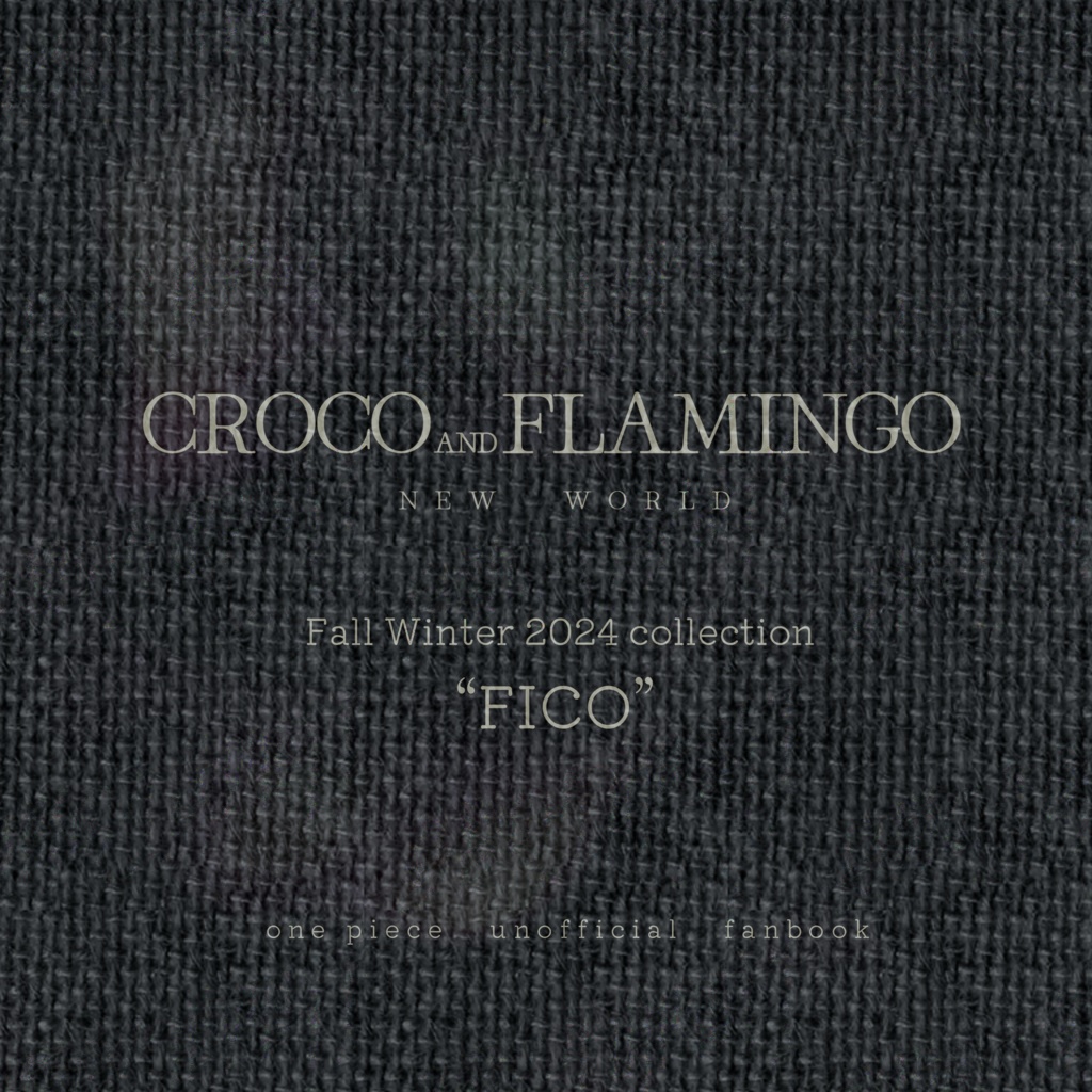 CROCO AND FLAMINGO  Fall Winter 2024 collection “FICO”（ステッカーセット付き）