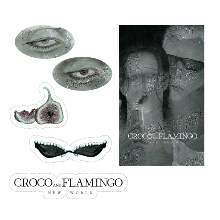 【説明欄必読】CROCO&FLAMINGO ステッカーセット