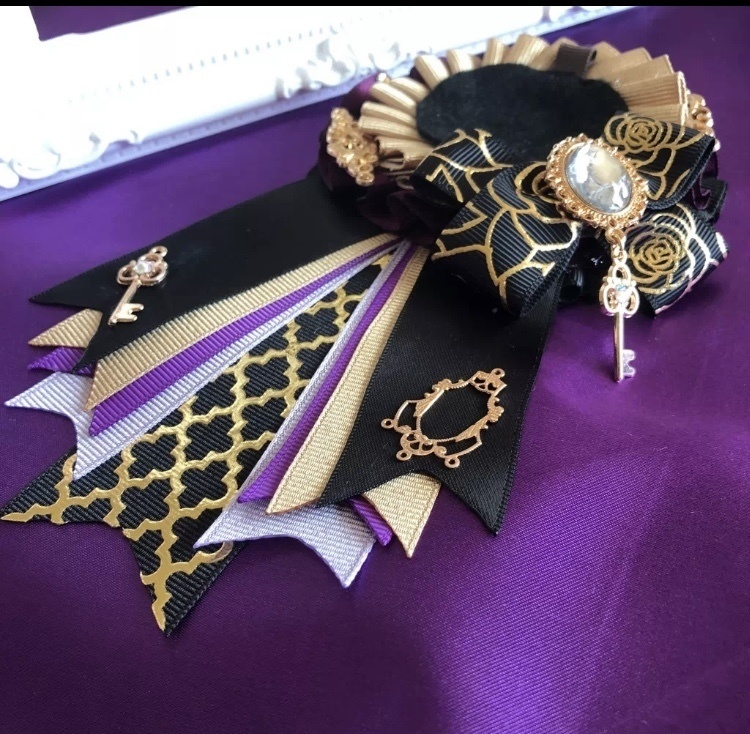 黒×金×紫 ロゼット