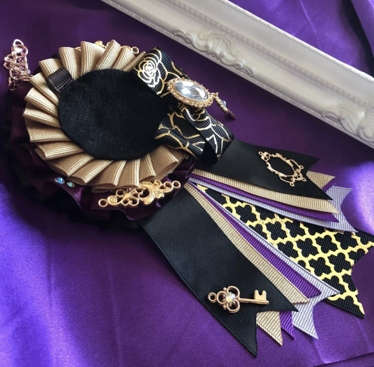 黒×金×紫 ロゼット