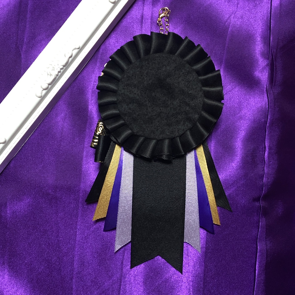 黒×紫×金 ロゼット