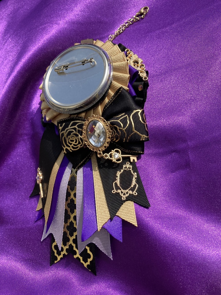 黒×紫×金 ロゼット