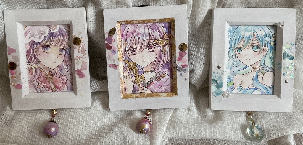 【水彩原画】ミニ原画・長方形