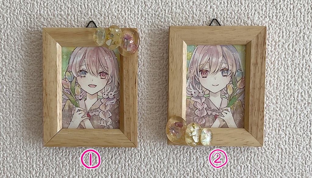 【水彩原画】ミニ原画・長方形