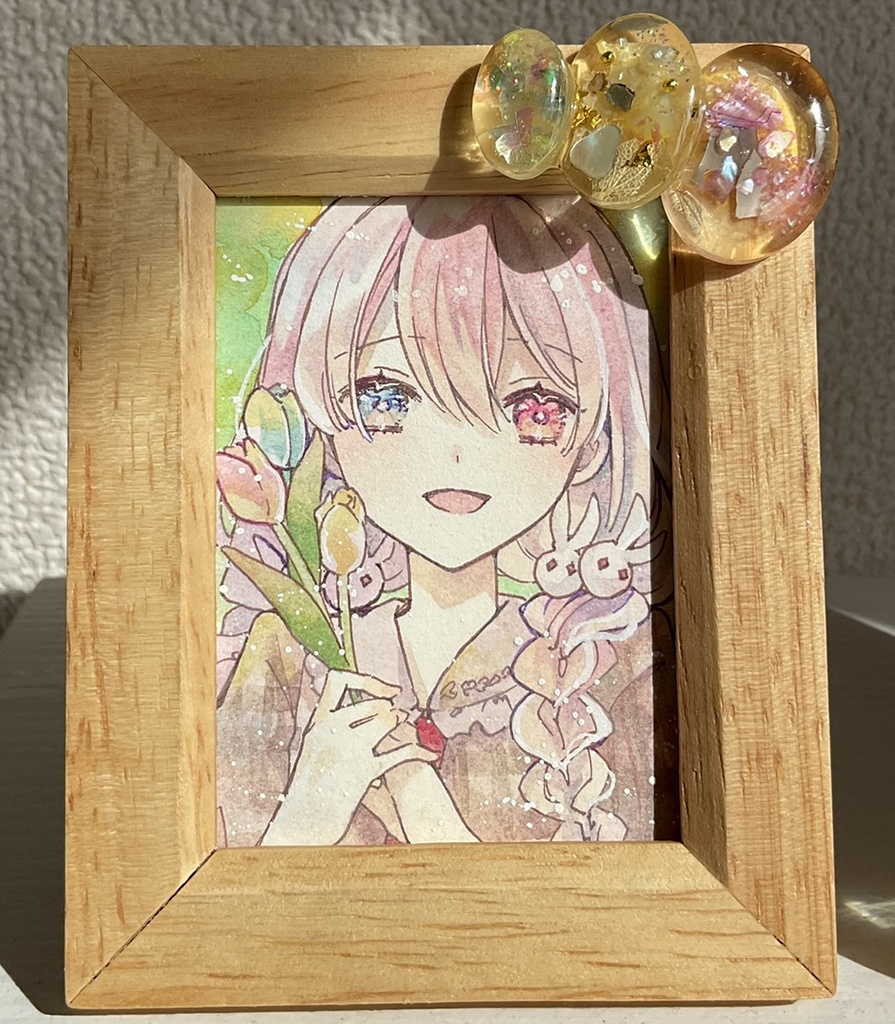 【水彩原画】ミニ原画・長方形