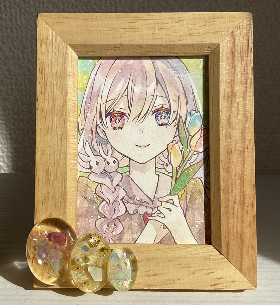 【水彩原画】ミニ原画・長方形