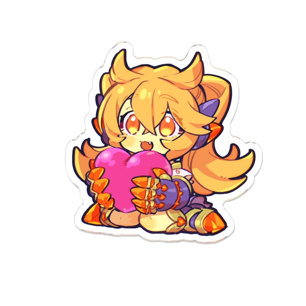 はぐはーと(アクリルバッジ)