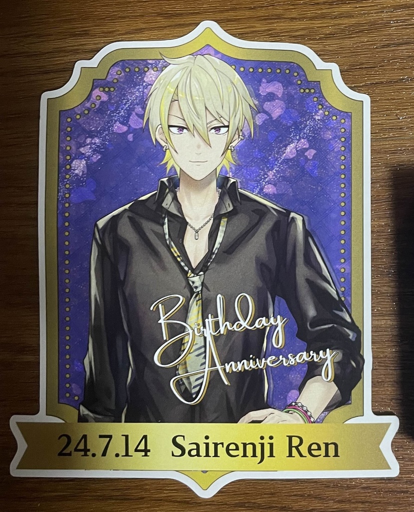 誕生日オリシャン用ステッカー（お酒はつかないよ）