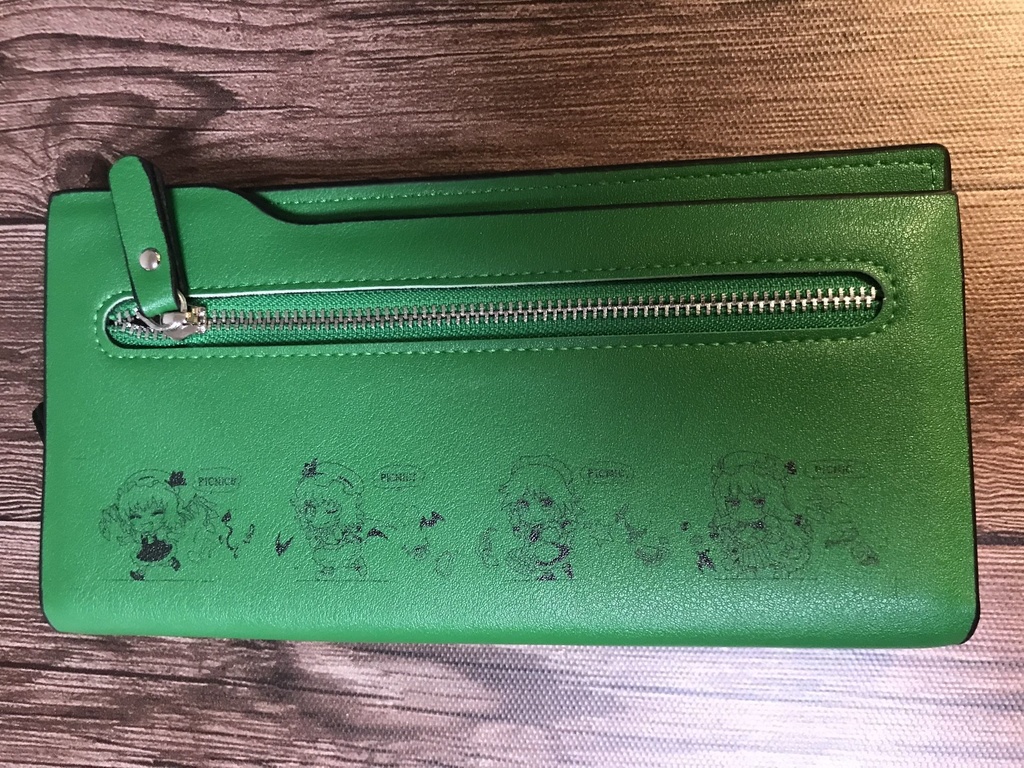 ラウンドウォレット両面印刷/長財布/フランドール&紅魔館キャラ