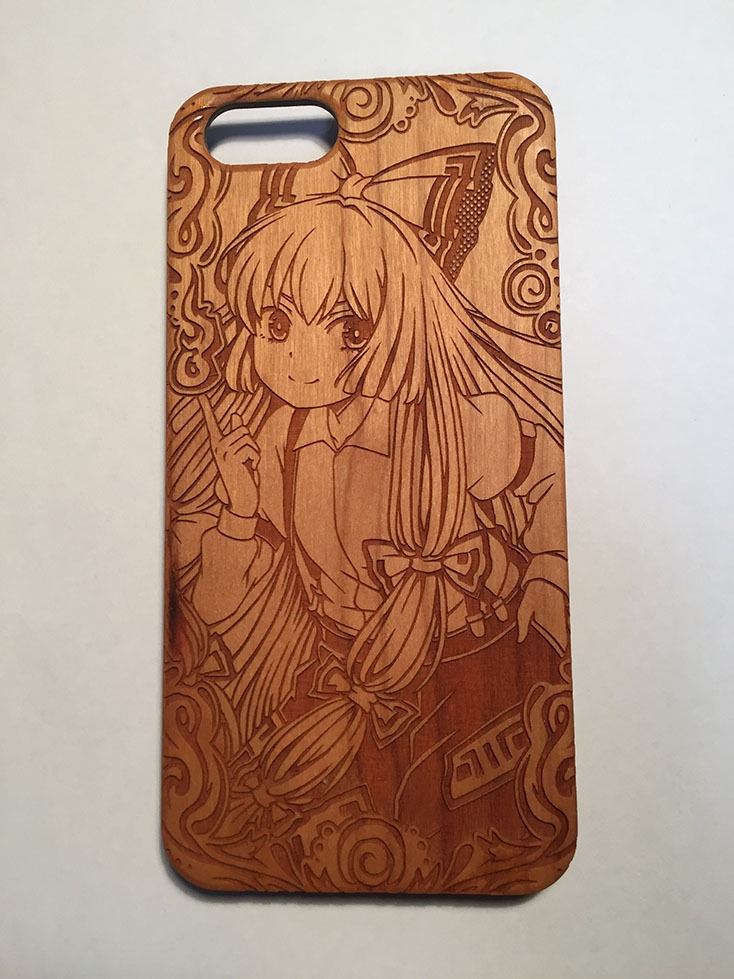 木製iPhone6/6sケース藤原妹紅