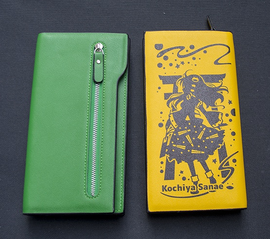 東風谷早苗ラウンドウォレット緑