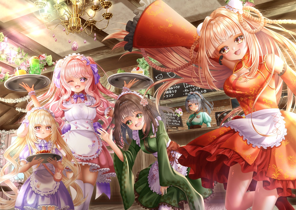 「めるてぃ♡かぷち～の」ポストカード