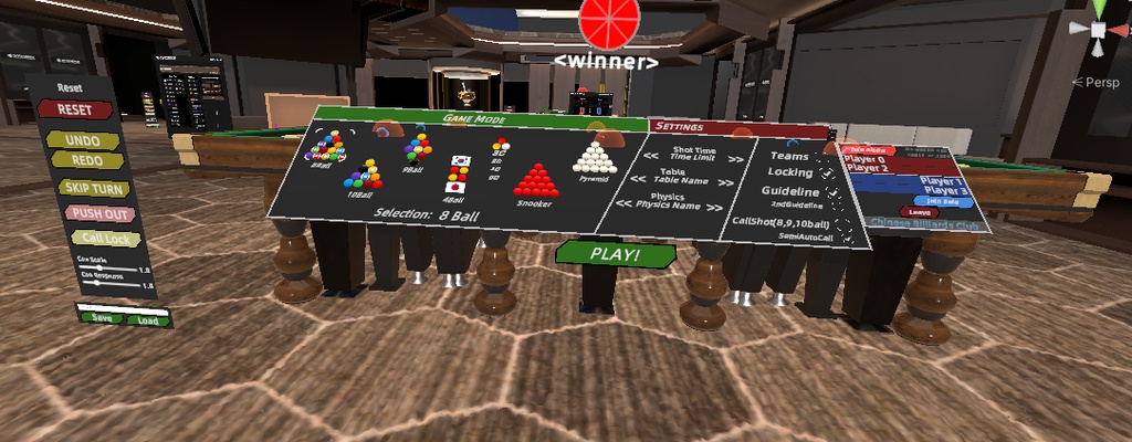 [無料]ビリヤードテーブル Pool table 自動翻訳  Ranking System(UdonChips 对应)