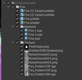 フラットフレームシェーダ(2D)/Flat flame shader