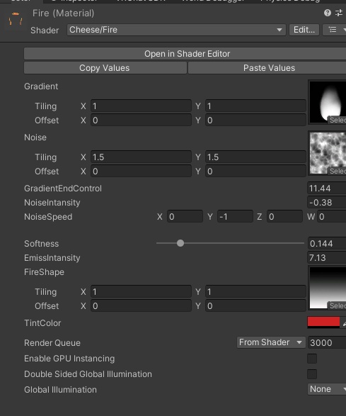 フラットフレームシェーダ(2D)/Flat flame shader