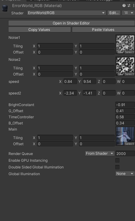 サイバーパンクシェーダー/CYBERPUNK error shader