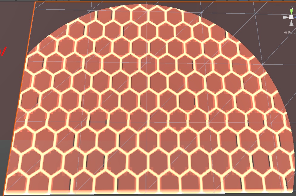 近づくと現れるバリア/Limit Barrier Shader