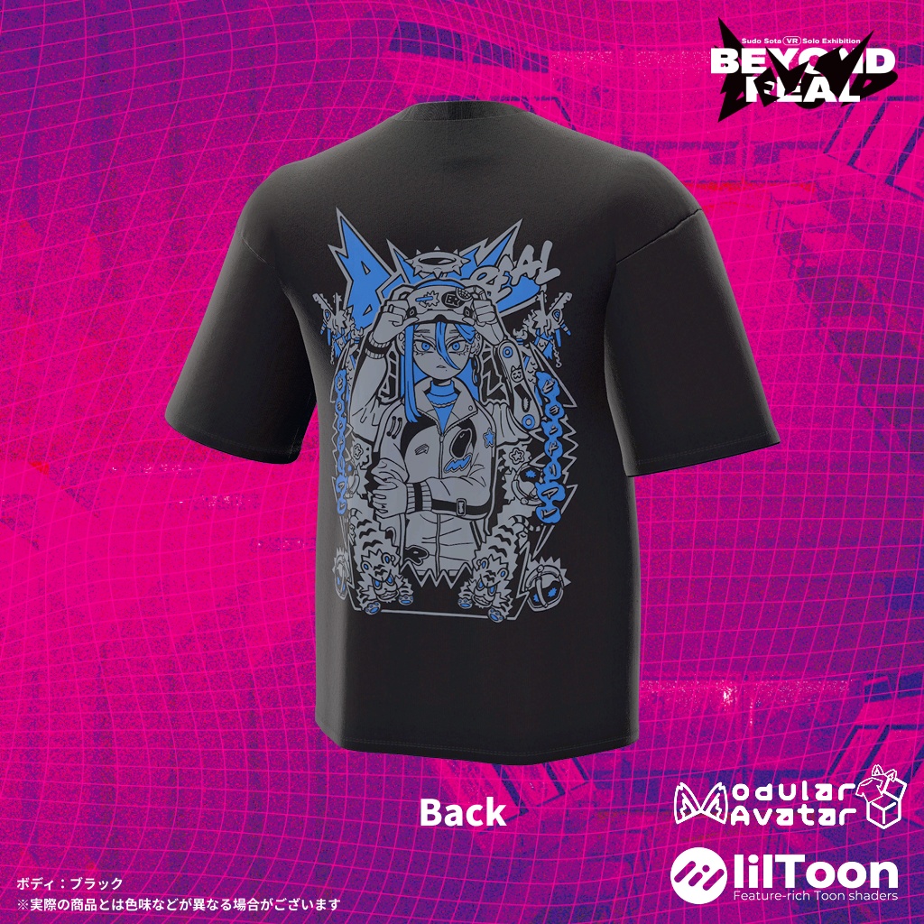 スドウ創太 VR Solo Exhibition 「Beyond Real」VR Tシャツ