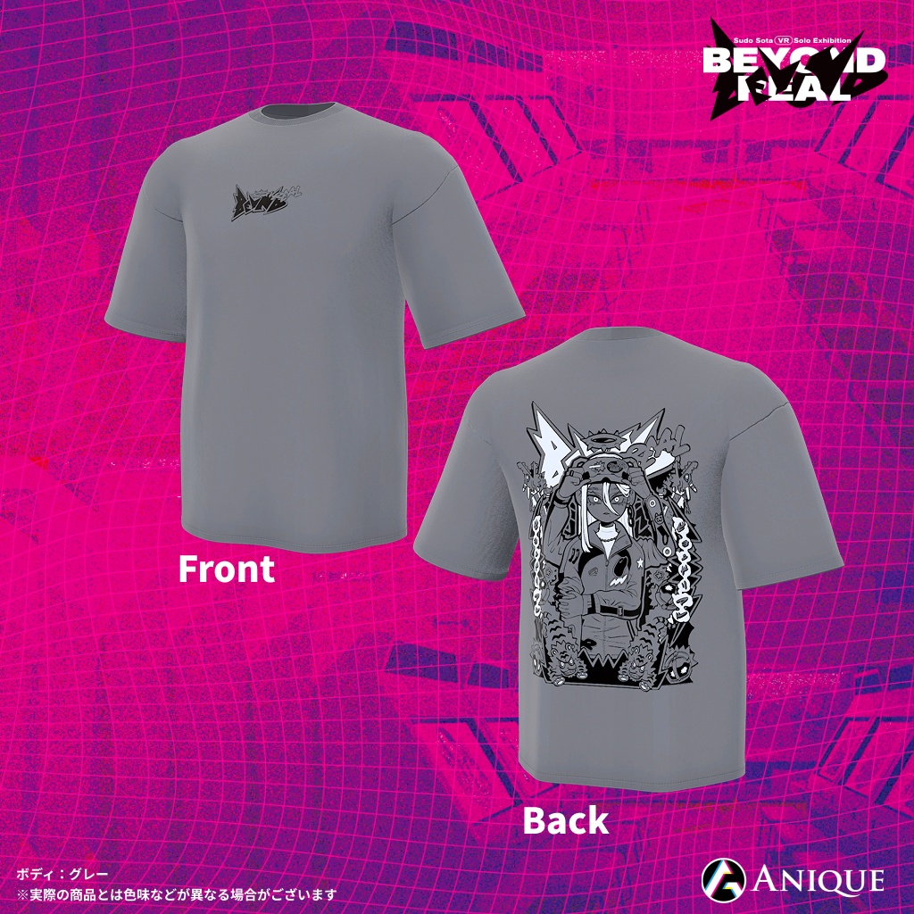 スドウ創太 VR Solo Exhibition 「Beyond Real」VR Tシャツ
