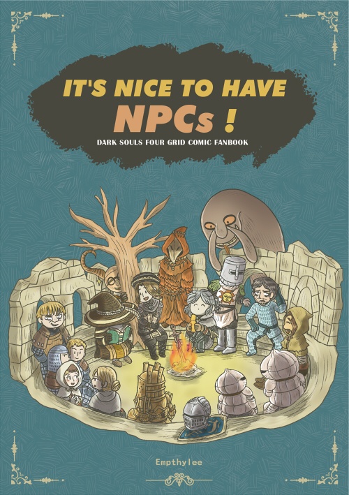 【DLver】IT'S NICE TO HAVE NPCs! Dark Souls Four Grid Comic Fanbook