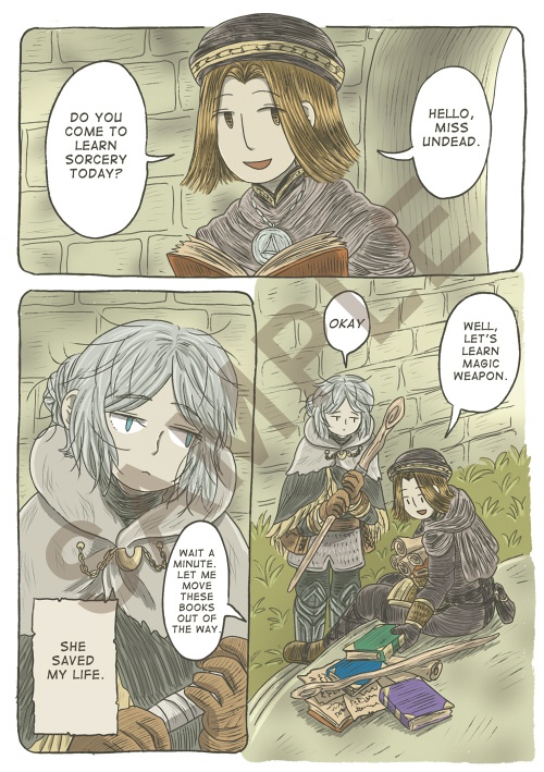 【DLver】IT'S NICE TO HAVE NPCs! Dark Souls Four Grid Comic Fanbook
