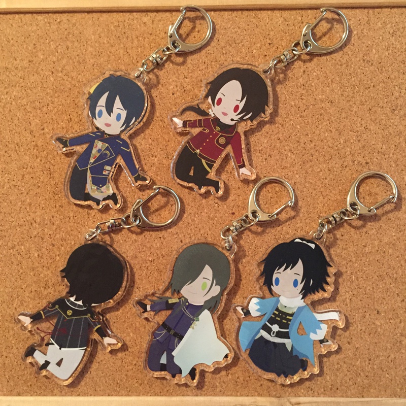 両面アクリルキーホルダー