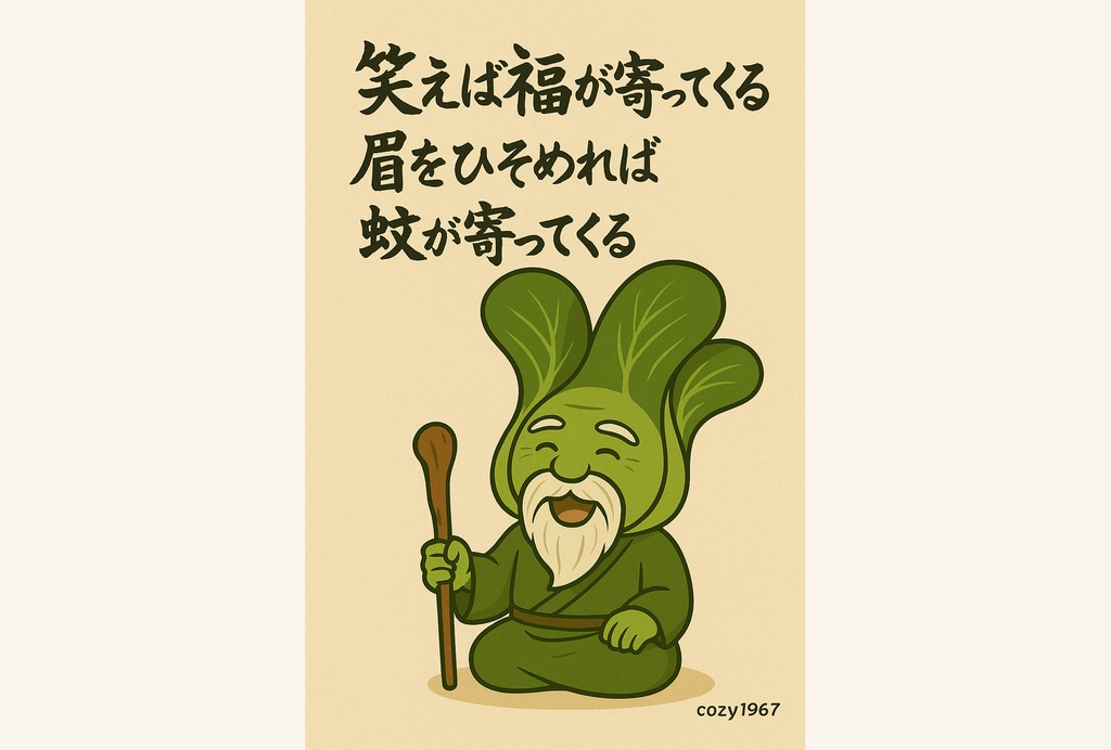 九頭庵チンゲン斎のゆる説法 −人づきあい編−（ポストカードデータ）