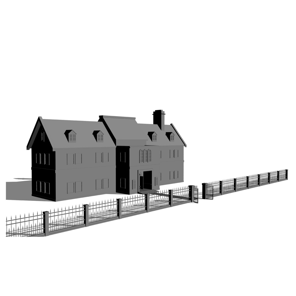 【クリスタ向け】洋風建物外観_タイプ01 / Western-style Building Exterior – Type 01 cs3o 形式