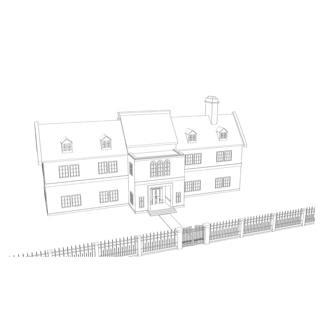 【クリスタ向け】洋風建物外観_タイプ01 / Western-style Building Exterior – Type 01 cs3o 形式