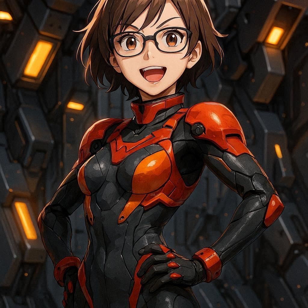 AI作ってみた　真希波マリ風に