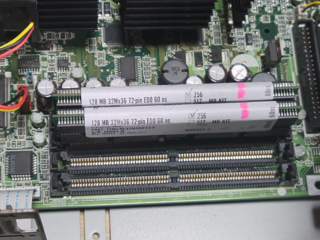 PC-9821向け 128MB EDO ECC SIMM 2 枚セット