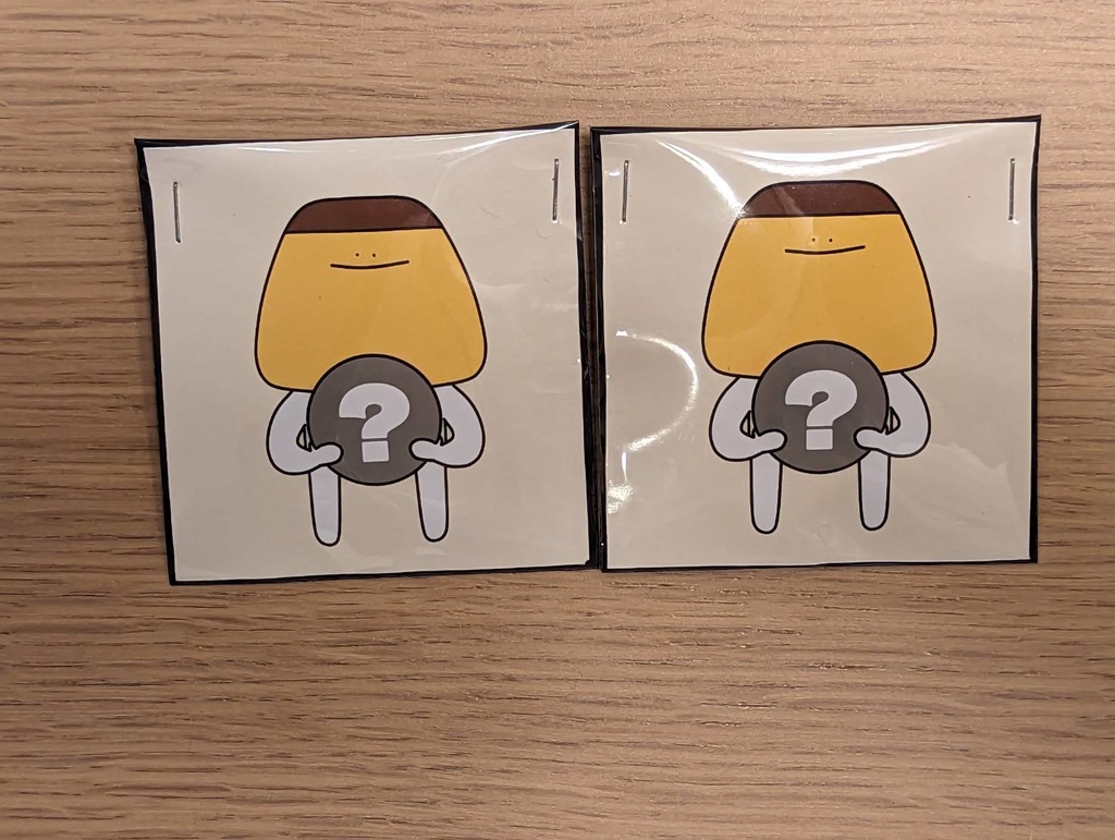 ランダム缶バッジ【おにぎりぷりん】【こにぎりぷりん】