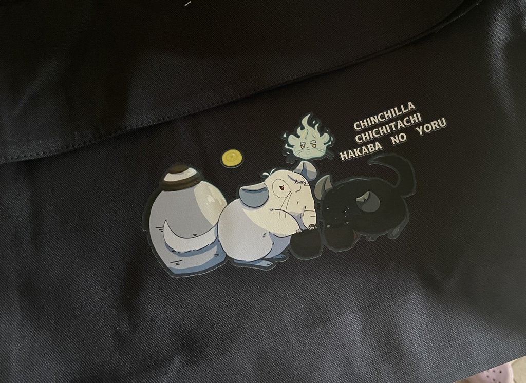 チンチラチチタチ口折れトート