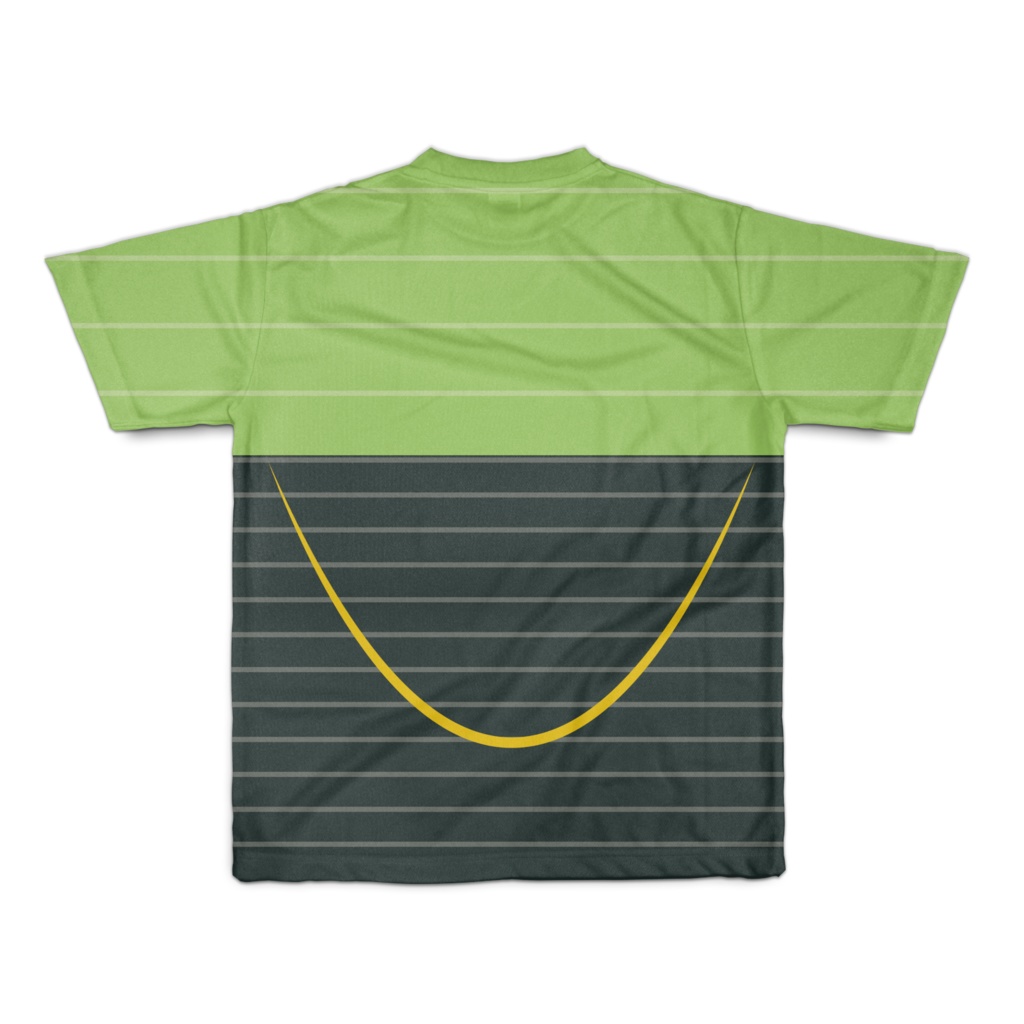 街の通勤車座席柄風フルグラフィックTシャツ2