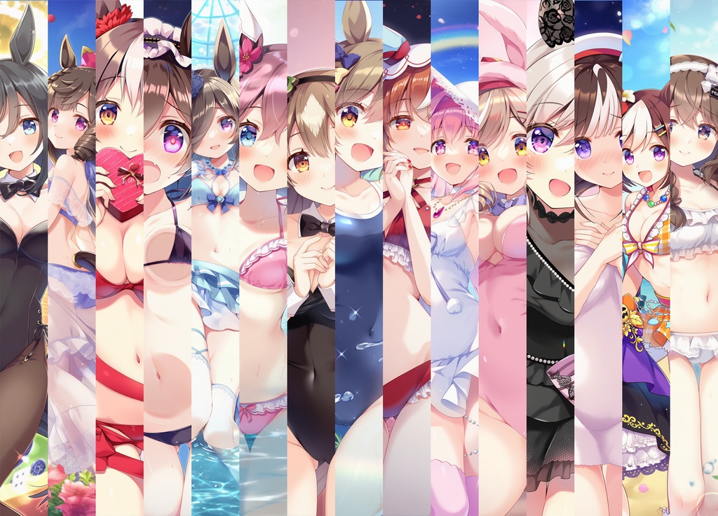 ウマ娘AIイラストEP01 (アーモンドアイ実装記念)