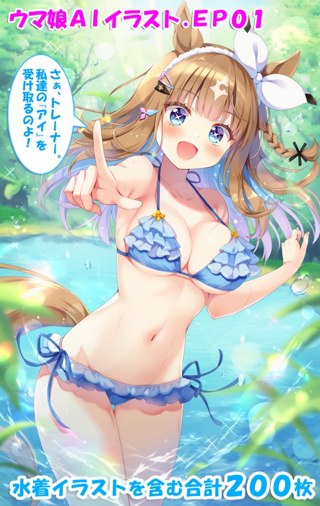 ウマ娘AIイラストEP01 (アーモンドアイ実装記念)