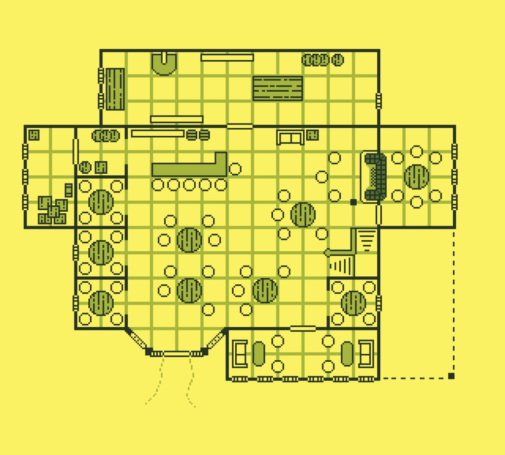 【D&D5版】バルダーズ・ゲート:地獄の戦場アヴェルヌス‐第1章MAP【マップ】