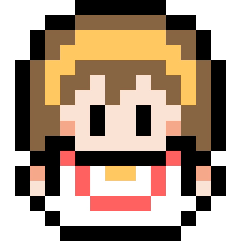 【無料/有料】16ドット絵キャラクターズ【立ち絵素材】