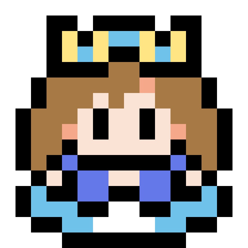 【無料/有料】16ドット絵キャラクターズ【立ち絵素材】