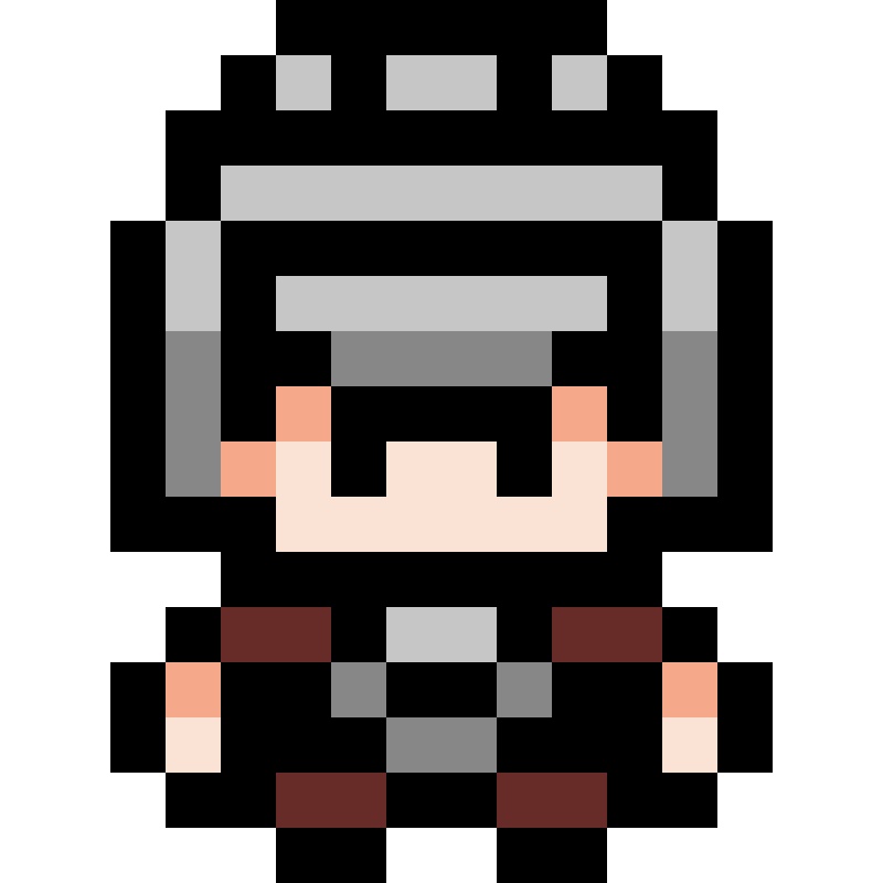 【無料/有料】16ドット絵キャラクターズ【立ち絵素材】