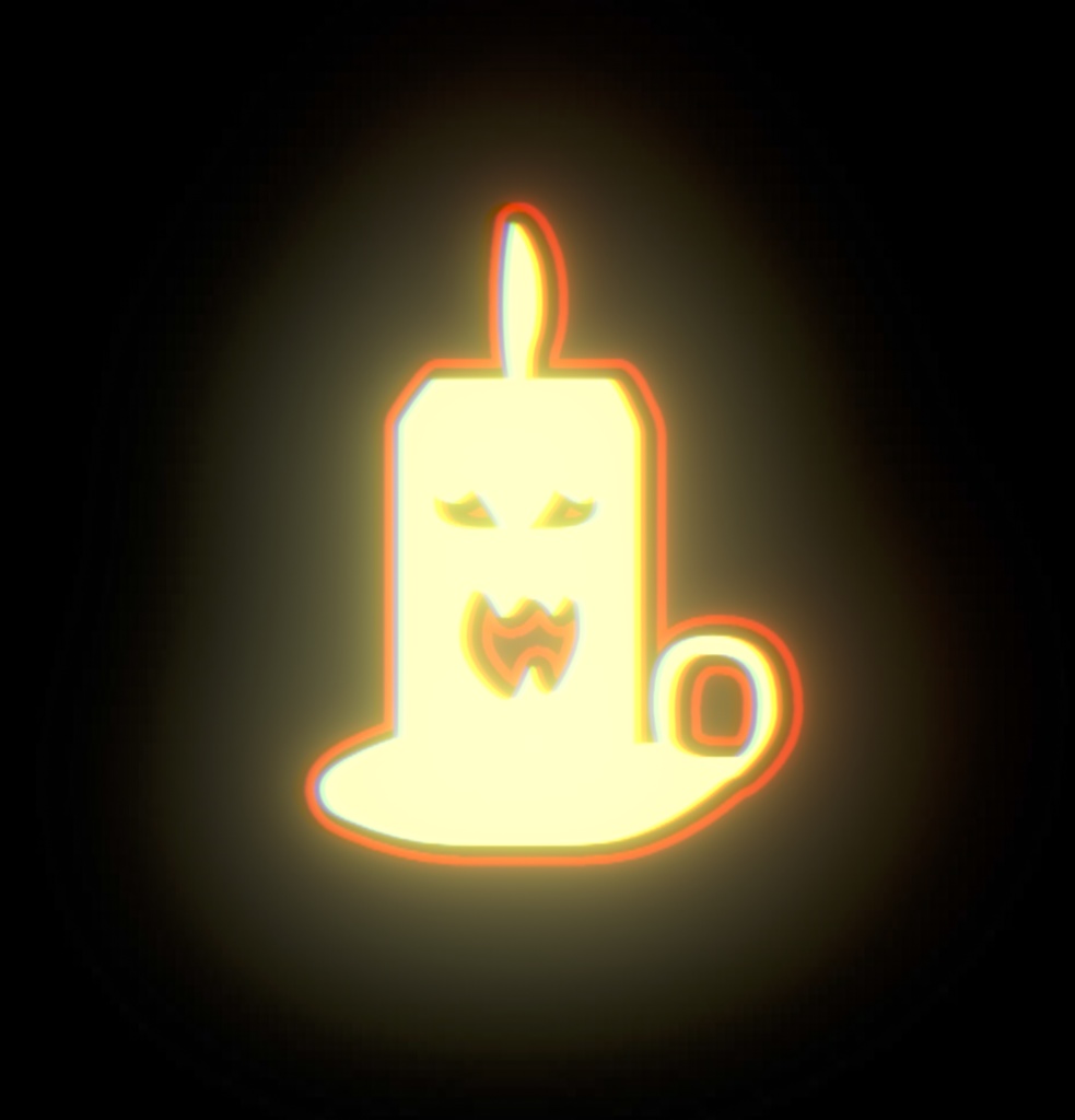 【ロゴ・動画素材】ネオン風 ハロウィン素材 PT1【全12種類】