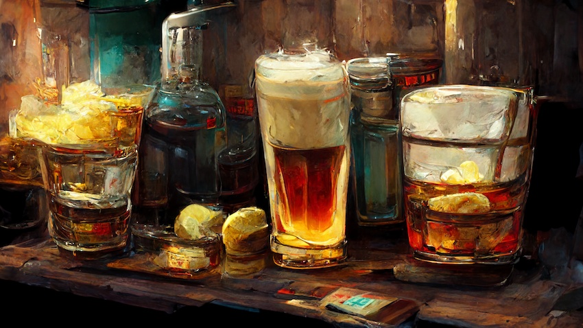 【背景素材】酒場・ビール・Bar 大容量90枚越え【イラスト】