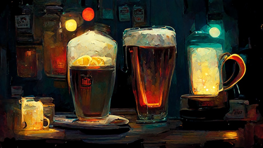 【背景素材】酒場・ビール・Bar 大容量90枚越え【イラスト】