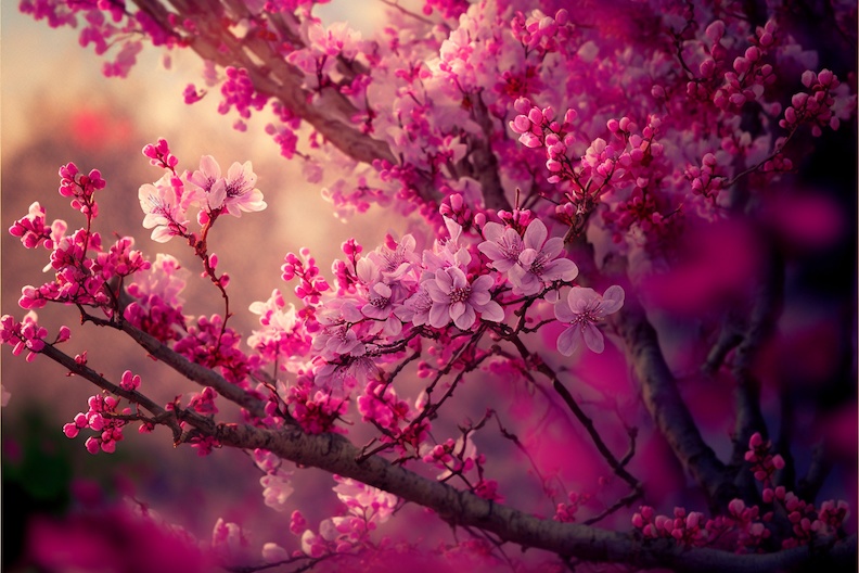 【背景素材】「春・桜」 大容量120点セット!【イラスト】