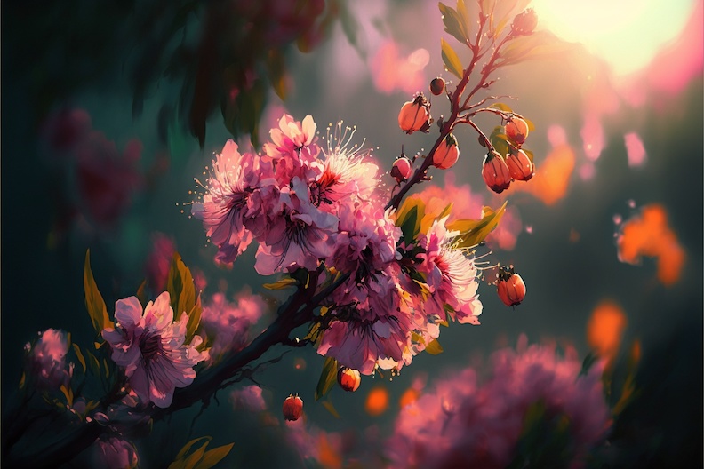 【背景素材】「春・桜」 大容量120点セット!【イラスト】