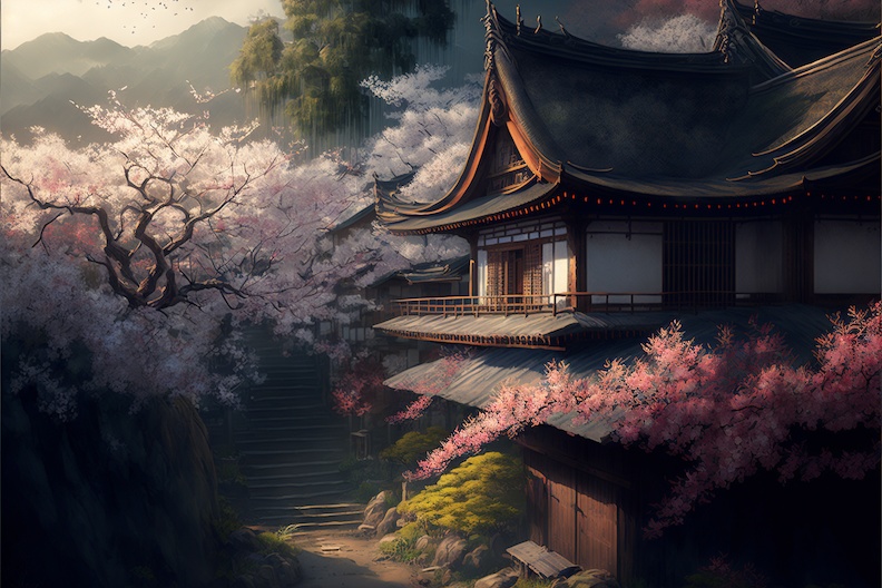 【背景素材】「春・桜」 大容量120点セット!【イラスト】