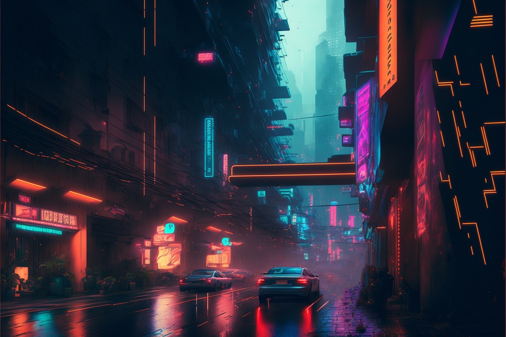 【背景素材】「サイバーパンク」 大容量150点セット!【イラスト】