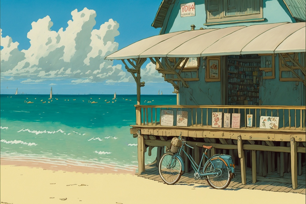 【背景素材】夏!海! 大容量160枚越え【イラスト】